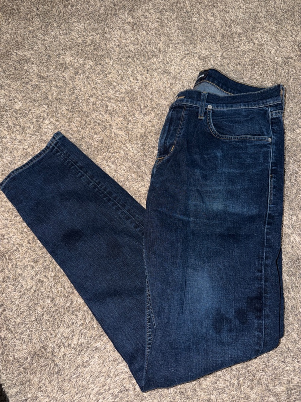 Hudson Blake slim straight dark blue denim